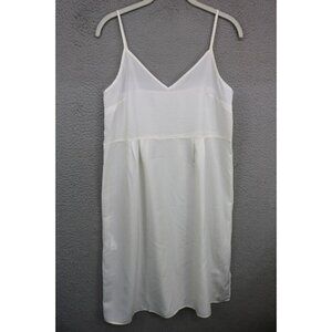 Slip Dress Empire Waist Side Slits-Size Small
